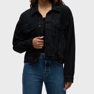 Hudson Jeans Charcoal Denim Jacket